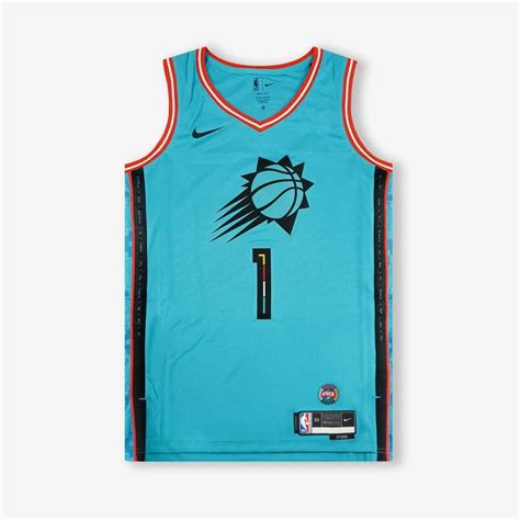 Devin Booker Phoenix Suns 2023 City Edition Swingman Jersey Turquoise In 2023 Phoenix Suns