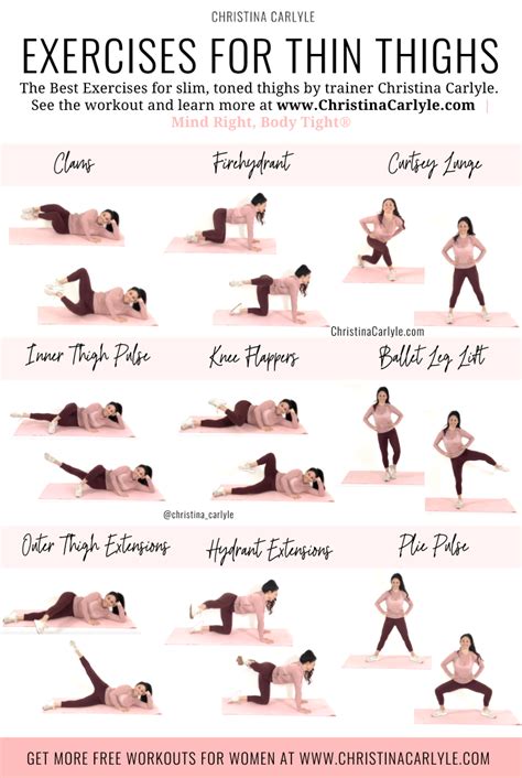 29 Exercise For Slim Legs And Thighs At Home Fat Burning Absworkoutcircuit