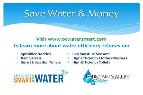 City Of Fountain Valley Water Rebate