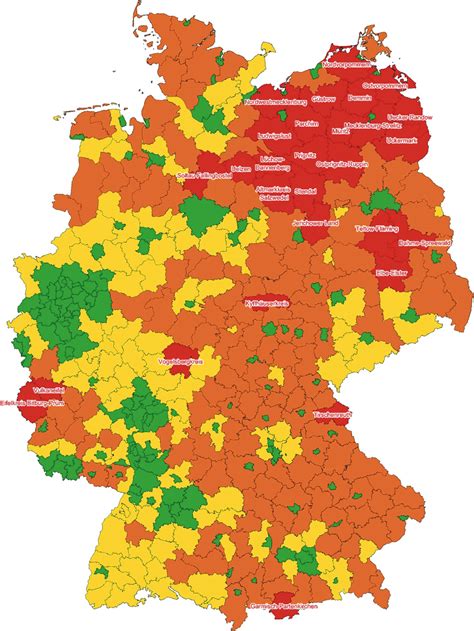 Glasfaser Ausbau Deutschland Karte - DEUTSCHLAND-GER JKW