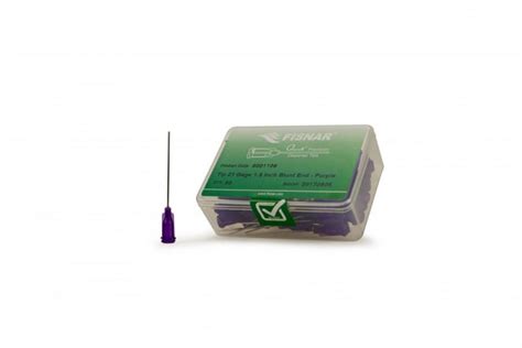 fisnar quantx™ 21ga purple 1 5 blunt end tip 50 pack ellsworth adhesives europe