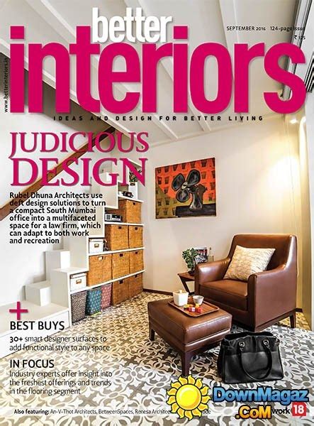 Better Interiors September 2016 Download Pdf Magazines Magazines