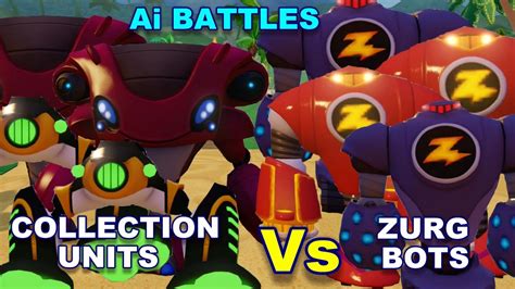 Di30 Ai Battles Zurg Bots Vs Collection Units Youtube