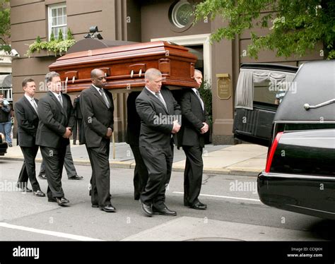 May 14 2010 New York New York Usa Hornes Casket Leaving Funeral