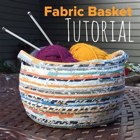 Fabric Basket Cording And Tutorial Fabric Basket Tutorial Coiled