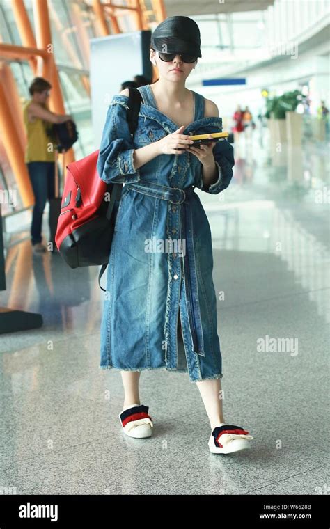 Chinese Singer Zhang Liangying Or Jane Zhang Arrives At The Beijing