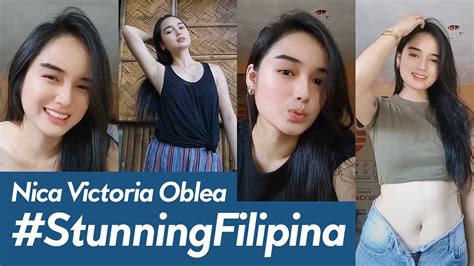 Latest Nica Victoria Oblea Viral Tiktok Pinay Stunning Filipina Youtube