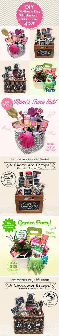 Gift basket ideas under $25. DIY Mother's Day gift basket ideas under $25! | Diy mother ...