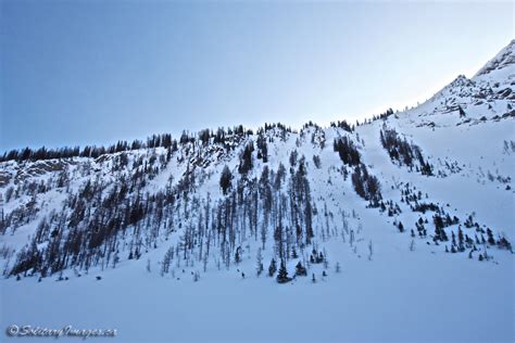 A Detailed Backcountry Skiing Route Description Of Tryst