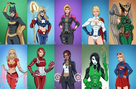 dc s girl superheroes picture click quiz by doctor arzt