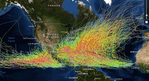 Historical Hurricane Tracks Here Is A Screen Shot From NOAA S New And Improved Historical