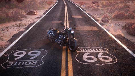 Harley Davidson Wallpaper Route 66 1920x1080 Download Hd Wallpaper