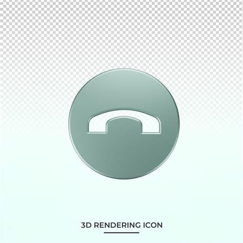 Premium Psd Call Rendering 3d Icon