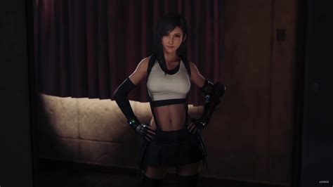 Tifa Asks Cloud To Choose Which Dress Would Suit Her Final Fantasy 7