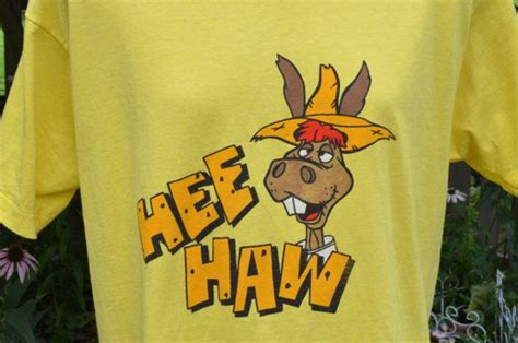 80s T Shirt Hee Haw Donkey Logo Tv Variety Show Kornfield Etsy