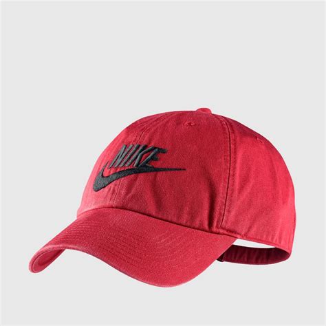 Nike Heritage 86 Futura Hat Red Black Black And Red Hats