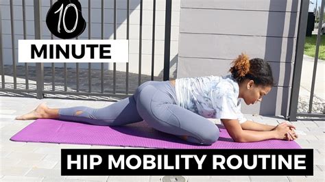 10 Minute Hip Mobility Routine For Flexibility Stretch With Me