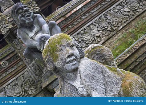Traditional Stone Statues In Baliindonesia Stock Photo Image Of