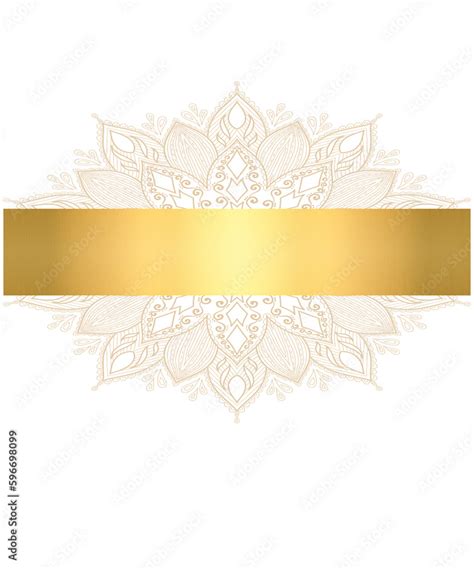 Banner Gold Luxury With Flower Undangan Emas Vector And PNG Stock Illustration Adobe Stock