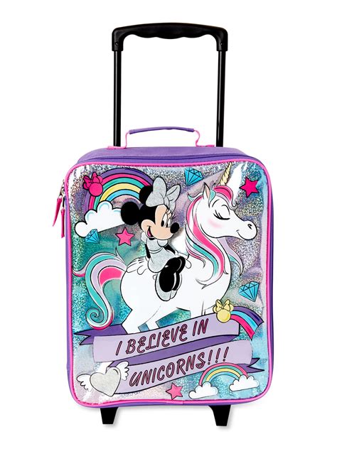 Disney Minnie Mouse 17 Softside Kids Carry On Pilot Case Luggage
