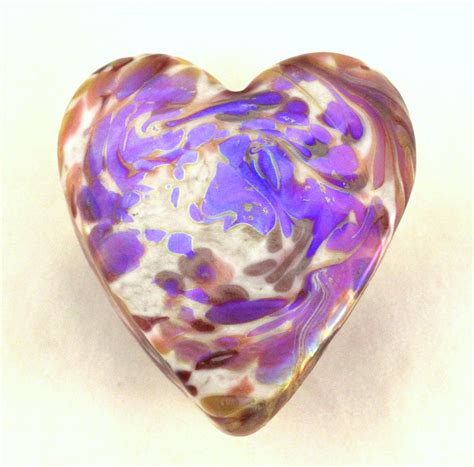 Opaline Swirl Heart Paperweight By Ken Hanson And Ingrid Hanson Art Glass Paperweight Artful