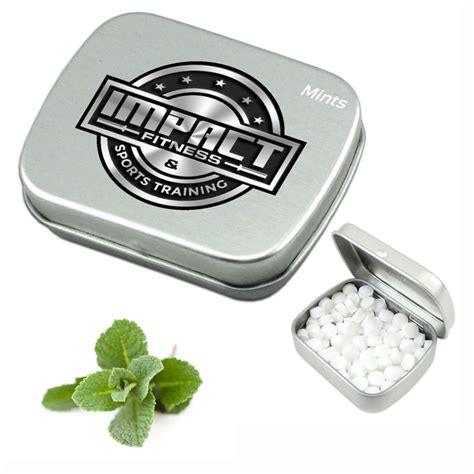 personalized mint tins custom design sugar free peppermint candy
