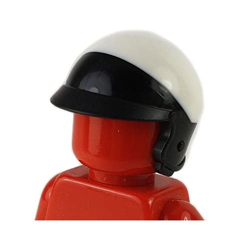 Lego Accessories Black Minifigure Helmet Motorcycle Open Face