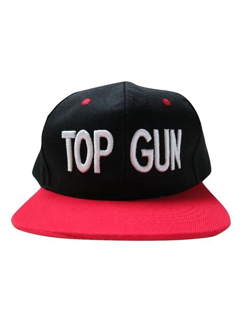 Top Gun Adjustable Snapback Flat Bill Hat Baseball Cap C317yxondc0