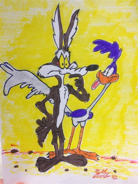 Roadrunner And Coyote By Matthewhunter On Deviantart