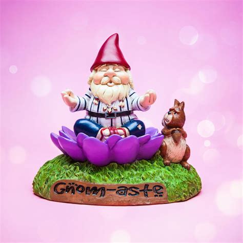 Bigmouth The Gnome Aste Meditating Garden Gnome At Mighty Ape Nz