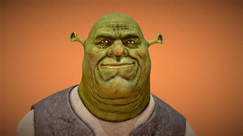 Shrek Realistic 500 Followers Buy Royalty Free 3d Model By Fred
