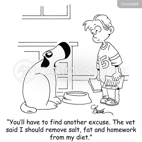 Homework Excuses Cartoons And Comics Funny Pictures From Cartoonstock