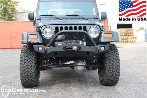 Jcroffroad Wrangler Front Bumper Crusader Mid Width Jeep Tjlj 97 06