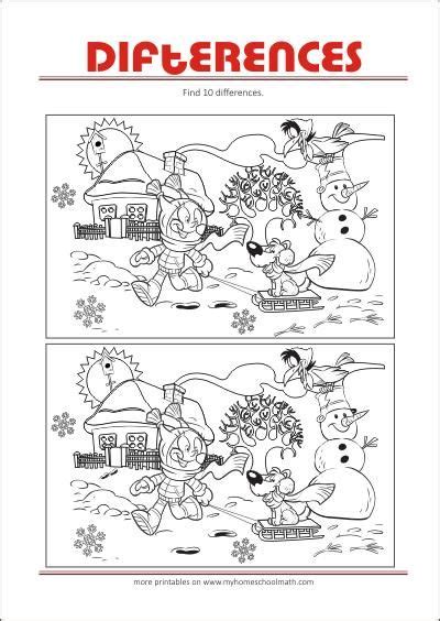 Teach Child How To Read Worksheet Find The Difference Printable