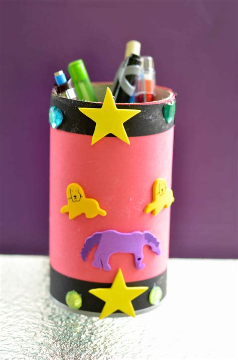 Back To School Craft Personalized Pencil And Art Supplies Cup