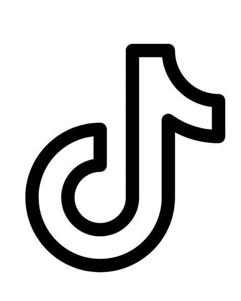 Tiktok Logo Coloring Pages Iphone Photo App App Icon Iphone
