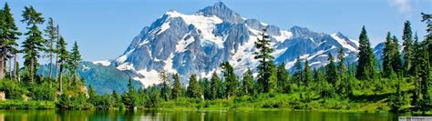 North Cascades National Park Mount Shuksan 3840x1080 Wallpaper