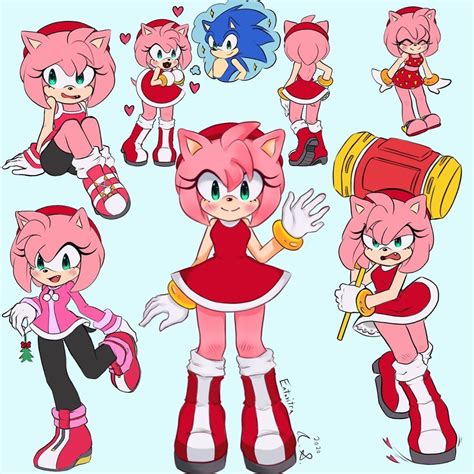 Tumblr Rose Doodle Amy Rose Character Sheet
