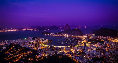 Rio At Night Rio Night Night City
