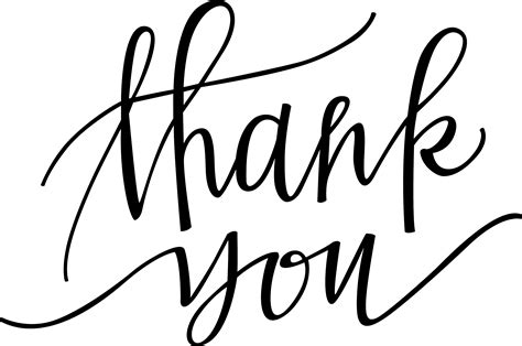 Thank You Png Cute Thank You Transparent Background 401207 Vippng
