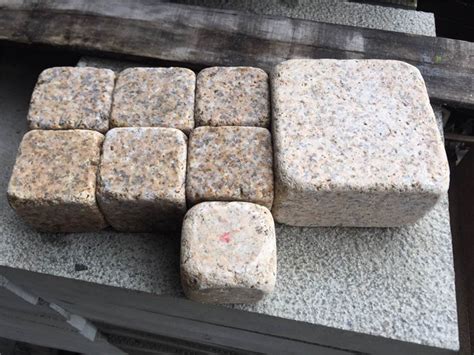 Tumbled G682 Granite Pavers Factory Natural Paving Stone Cubes Hangmao