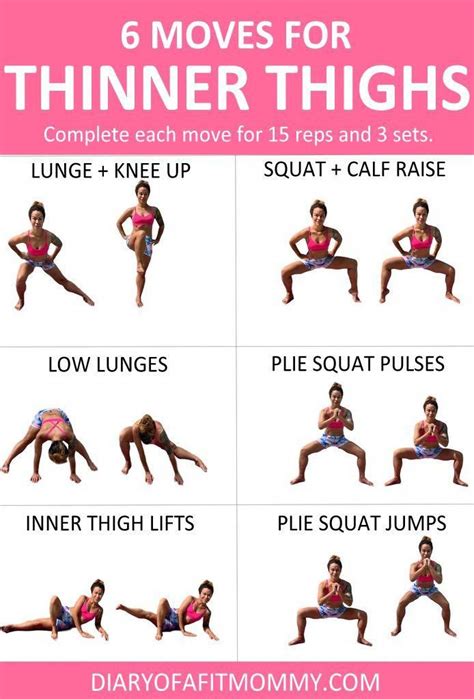 6 Inner Thigh Exercises Thatll Tone Your Legs Like Crazy Diary Of A