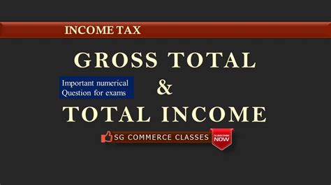 Gross Total Income Total Income Assessment Of Individual Income