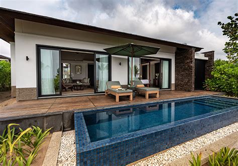 Bintan Villa With Private Pool Deluxe Beach Front Villa