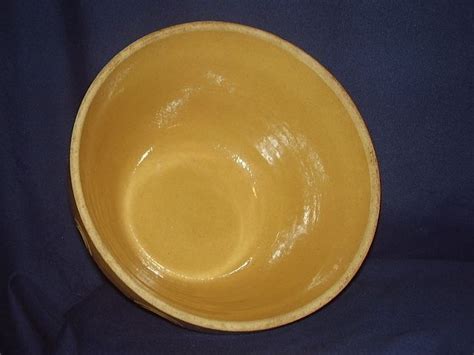 Robinson Ransbottom Yellow Ware Pottery Mixing Bowl Rrp 305 Bowl