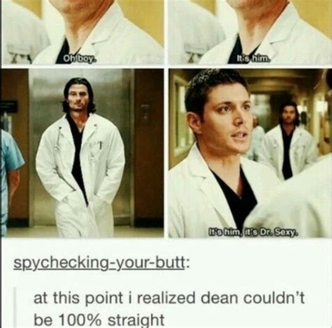 dean can t be straight supernatural funny supernatural destiel supernatural