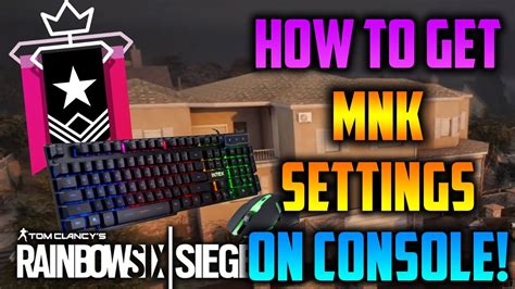 How To Play Like Mnk On Console Rainbow Six Siege Youtube