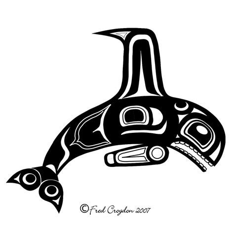 Orca If I Ever Get A Tattoo Haida Kunst Arte Haida Haida Art Orca