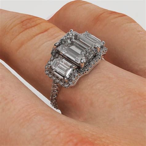 The Best 3 Ct Emerald Cut Engagement Rings