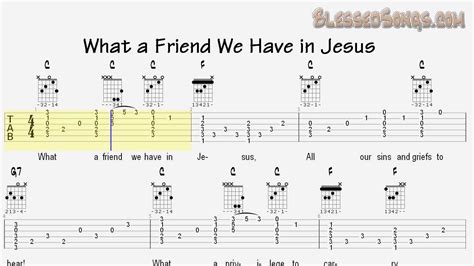 Guitar Chords For Hymns Sheet And Chords Collection